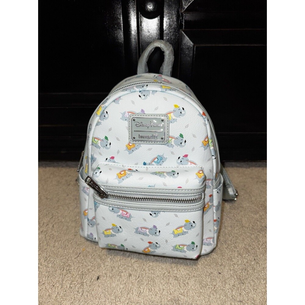 Nwt Disney Parks Loungefly Dumbo Flying Elephants Icons Mini Backpack Land World